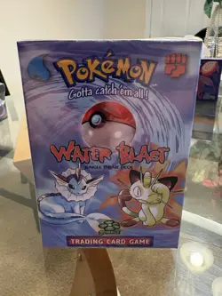 Pokemon Jungle Water Blast Deck 1999 Wizards Vaporeon Meowth - Image 1