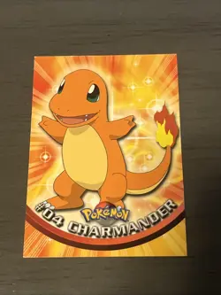 Pokemon #04 Charmander Topps Nintendo Vintage LP - Image 1