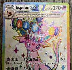 Espeon EX #175 2025 Pokemon SVP EN-SV Black Star Promo - Mint/Near Mint - Image 2