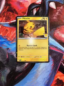 Pokemon Pikachu 051/162 Pokemon Day 2026 30th Anniversary Stamped Promo NM - Image 1