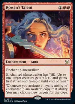 Rowan's Talent NM, English MTG March of the Machine - Image 1