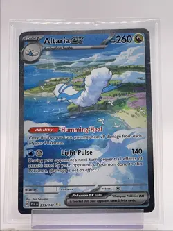ALTARIA EX 2023 POKEMON PARADOX SPECIAL ILLUSTRATION RARE FA 253/182 Q3562 - Image 1