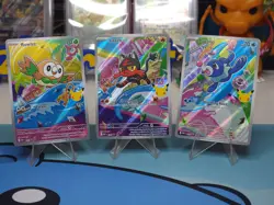 First Partner Rowlet Litten Popplio 30th Promo Set 043 044 045 Pokemon TCG - Image 1