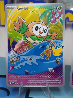 First Partner Rowlet Litten Popplio 30th Promo Set 043 044 045 Pokemon TCG - Image 2