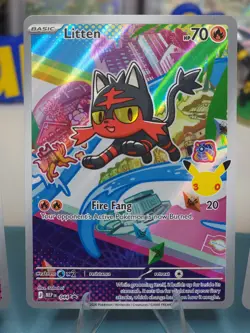 First Partner Rowlet Litten Popplio 30th Promo Set 043 044 045 Pokemon TCG - Image 3