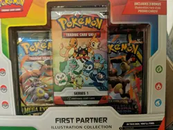 Pokemon TCG First Partner Illustration Collection Series 1 Factory Sealed Box - Image 3