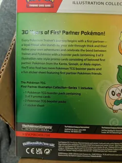 Pokemon TCG First Partner Illustration Collection Series 1 Factory Sealed Box - Image 5