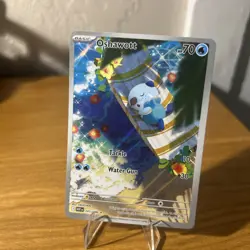 Oshawott 105/086 Pokemon White Flare Illustration Rare NM - Image 1
