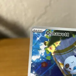 Oshawott 105/086 Pokemon White Flare Illustration Rare NM - Image 2