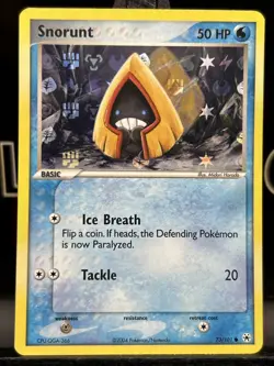 Pokemon - Snorunt - Hidden Legends 73/101 - Reverse Holo - 2004 - VLP - Image 3