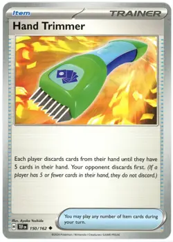Hand Trimmer - 150/162 - Temporal Forces - Pokemon LP/NM English - Image 1