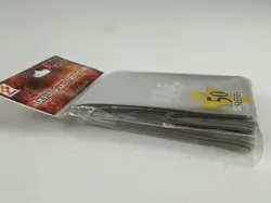 Yugioh Duelist Card Protector Metallic Silver Konami - 50 Sleeves 96KT - Sealed - Image 4