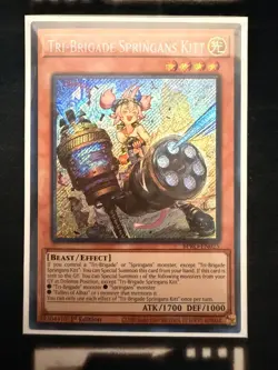 Tri-Brigade Springans Kitt BPRO-EN025 (Secret Rare) 1st Ed - NM - YU-GI-OH! - Image 1