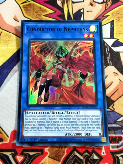 Conductor of Nephthys phra-en030 1st Edition (NM/NM+) Super Rare Yu-Gi-Oh! - Image 1