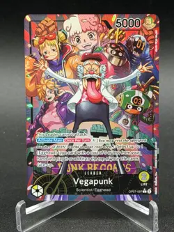 One Piece Vegapunk OP07-097 Leader Alt Art 500 Years in the Future English - Image 1
