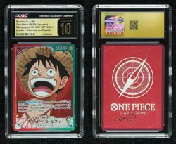 2025 One Piece Carrying on His Will Japanese Alt Art Monkey D Luffy CGC 10 - Image 3