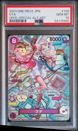 2023 ONE PIECE JPN. OP05 | SPECIAL ALTERNATE ART #120 UTA PSA 10 - Image 1