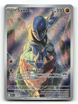 Sawk 130/086 - White Flare - Pokemon Card NM/M - Image 1