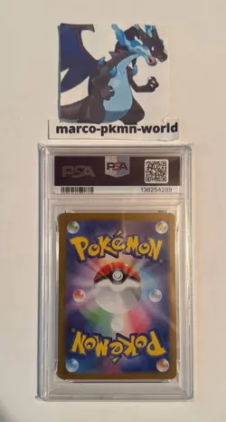 Pokemon Card - Rocket's Moltres ex 124/098 PSA 10 - The Glory of Team Rocket JAP - Image 2
