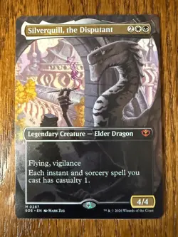 BORDERLESS Silverquill, the Disputant Secrets of Strixhaven 1x In Hand! - Image 1