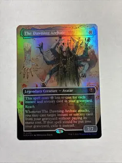 The Dawning Archaic (Borderless) - Secrets of Strixhaven Foil MTG + Bonus Rare!! - Image 1