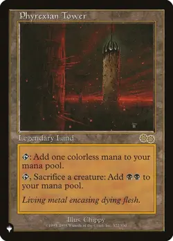 Phyrexian Tower - The List NM, English MTG Zendikar Rising - The List - Image 1