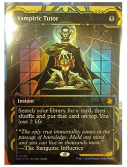 1 x Vampiric Tutor - Foil - Secrets of Strixhaven: Mystical Archive - NM - Image 1