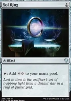 Sol Ring NM, English MTG Commander 2017 - Image 1