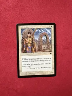 Elite Javelineer - Tempest Vintage Magic The Gathering MTG 90’s Classic TMP - Image 1