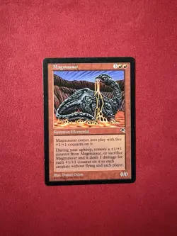Magmasaur - Tempest Vintage Magic The Gathering MTG Classic - Image 1