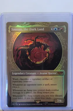Sauron, the Dark Lord (Showcase) Universes Beyond: Lord of the Rings: MTG Foil - Image 1