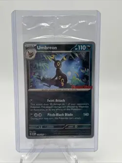 SEALED Umbreon 130/197 Reverse Holo GameStop Stamp Promo Pokemon TCG 2023 Card - Image 1