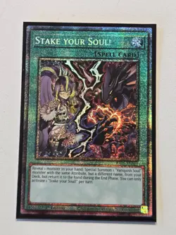 Stake Your Soul! RA05-EN069 Starlight Rare Yugioh Rarity Collection 5 Mint - Image 5