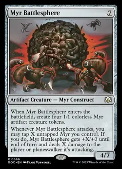 Myr Battlesphere NM, English MTG March of the Machine - Image 1