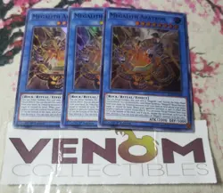 3x (M/NM) - Megalith Aratron - IGAS-EN040 - Super Rare - 1st Edition YuGiOh - Image 1