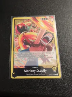 One Piece CCG Monkey.D.Luffy OP15-098 Leader Adventure On Kami’s Island English - Image 1