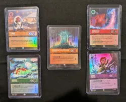 2026 Disney Lorcana Winterspell (5) Card EPIC LOT NM Condition 💥🔥💯 Holofoil - Image 1