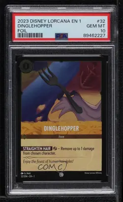 2023 Disney Lorcana - The First Chapter 1 Foil Dinglehopper #32 PSA 10 GEM MT - Image 1