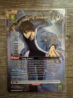 Union Arena Solo Leveling Sung Jinwoo SR* Alt Art UE17BT/SLG-1-048 Foil NM - Image 1