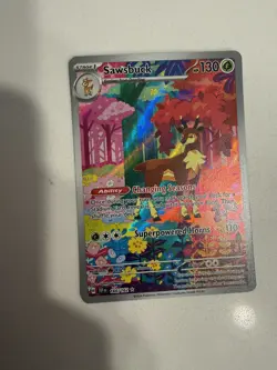 Sawsbuck 166/162 Temporal Forces IR Holo Pokemon Card - Near Mint - Image 1