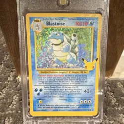 Pokemon Blastoise 2/102 Base Set Holo Rare 100 HP Vintage Card Nintendo - Image 1