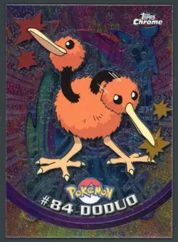 NM Doduo Topps Chrome #84 Animation Series 2 Holo Pokemon Card B23 - Image 1