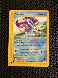 Suicune 53 Black Star Promo Pokemon WOTC Regular Card 4Ever Stamp - Image 1