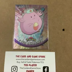 Topps Chrome Chansey Holo 113 Pokemon TCG Card English Standard Size Card Stock - Image 1