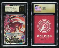 2025 One Piece Card Game: Royal Blood OP10 Japanese Eustass Kid CGC 10 Pristine - Image 3
