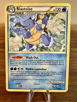 Blastoise - 13/95 - Pokemon Unleashed Non-Holo Card LP - Image 2