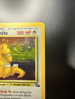 Pokemon TCG Dragonite Holo Card 4/62 Fossil Unlimited NM - Image 3