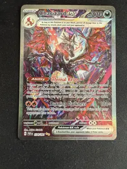 Pokemon TCG Charizard EX Holo Card Paldean Fates 234/091 SV - Image 1