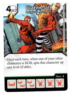 Marvel Age of Ultron Dice Masters - Single Card + Die -- Giant Man Uncommon - Image 1