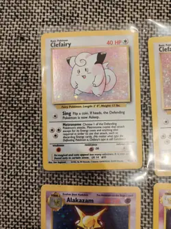 Vintage Base Set Pokemon 16 Card Lot WOTC Holo Venusaur Shadowless Alakazam - Image 2